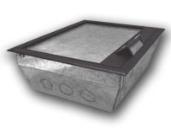 Raised floor box